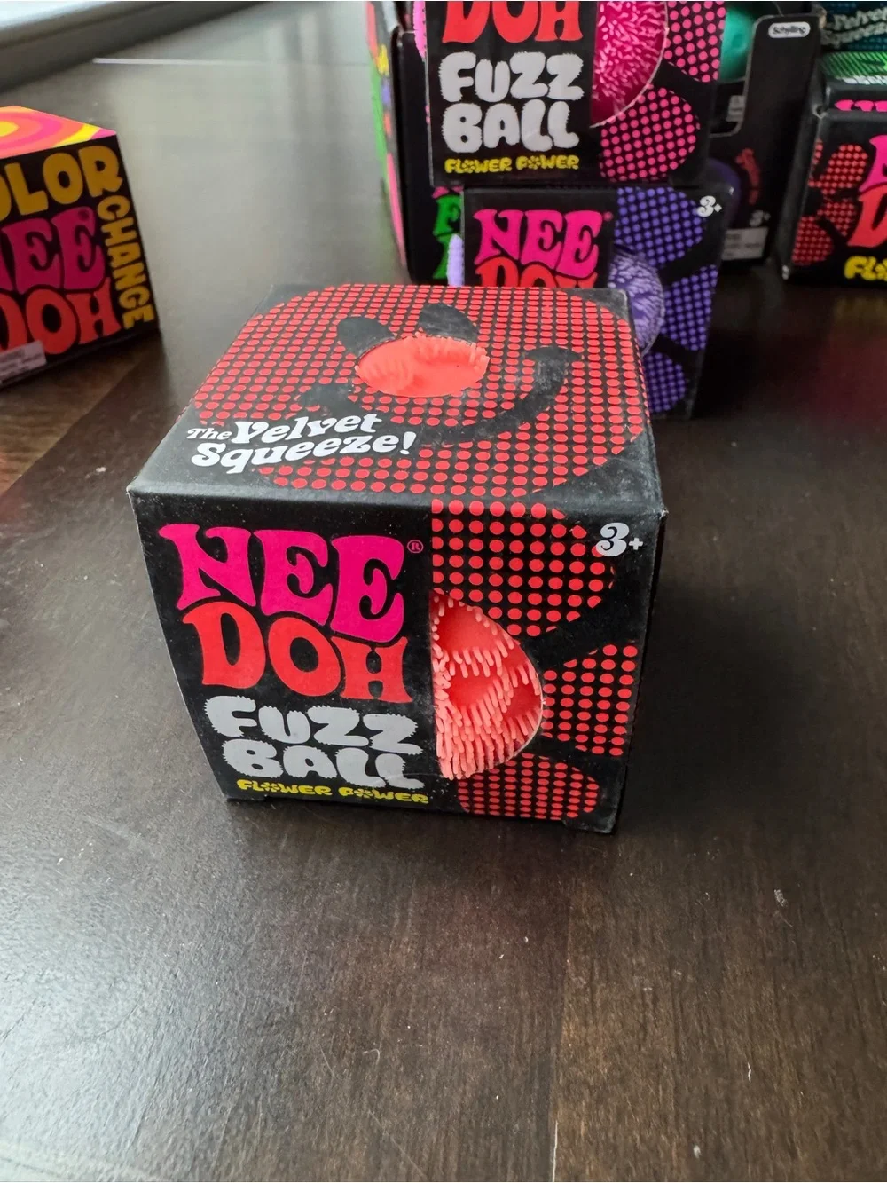 NeeDoh Fuzz Ball Flower Power NEW 100% Authentic CHOOSE YOUR COLOR